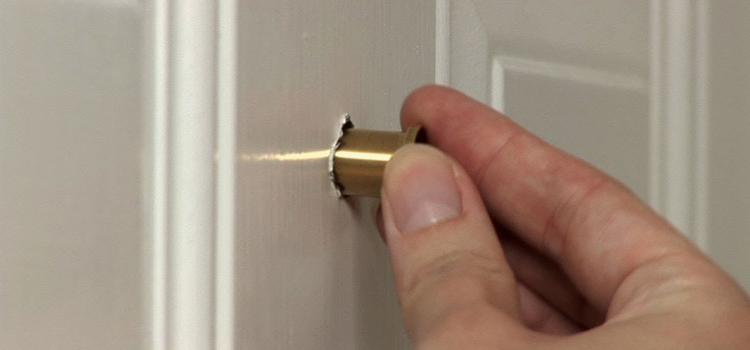 peephole door repair in Myrtle Grove